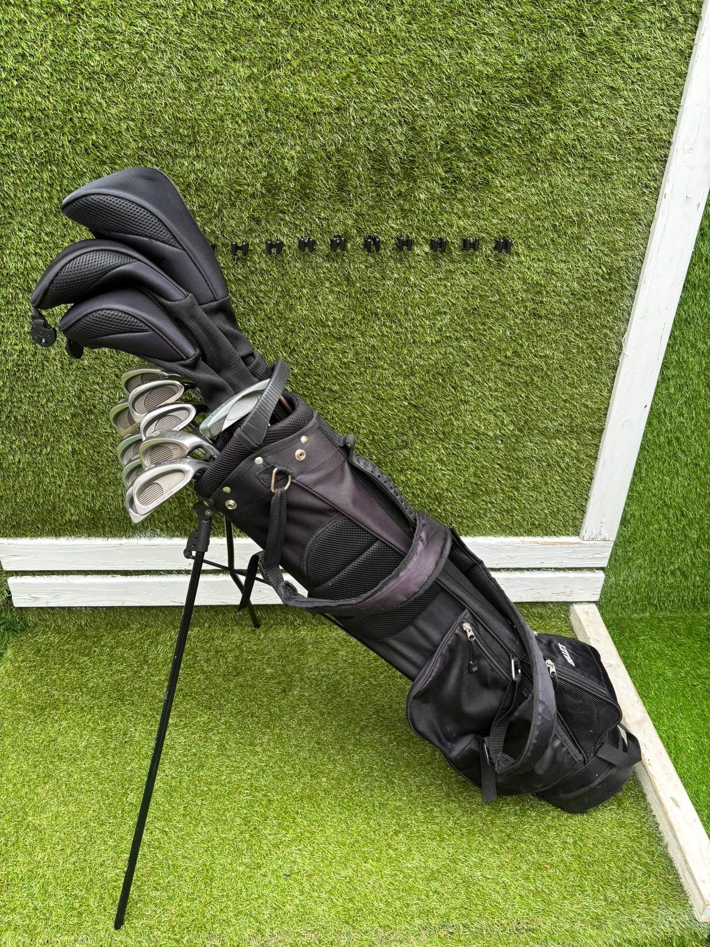Ladies / Teenager Golf Set – Yonex V-Mass Woods, Fazer Flowline HOT-1 Irons & Bullet Stand Bag