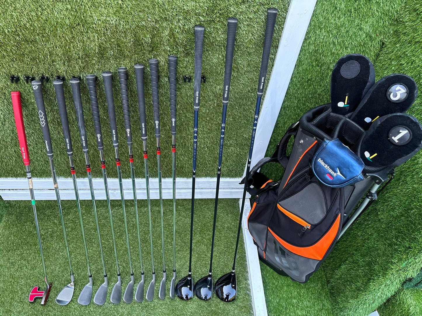 RAM FX3 Complete Golf Package  MD Players Putter & Wilson Stand Bag