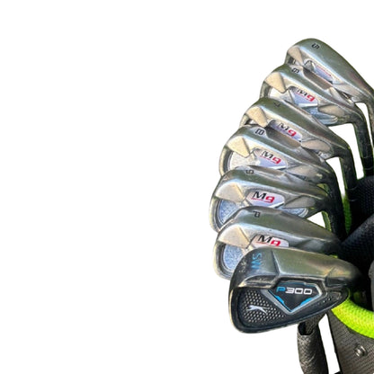 Ben Sayers M9 Graphite Golf Set includes premium graphite-shafted clubs, Cart bag & free delivery