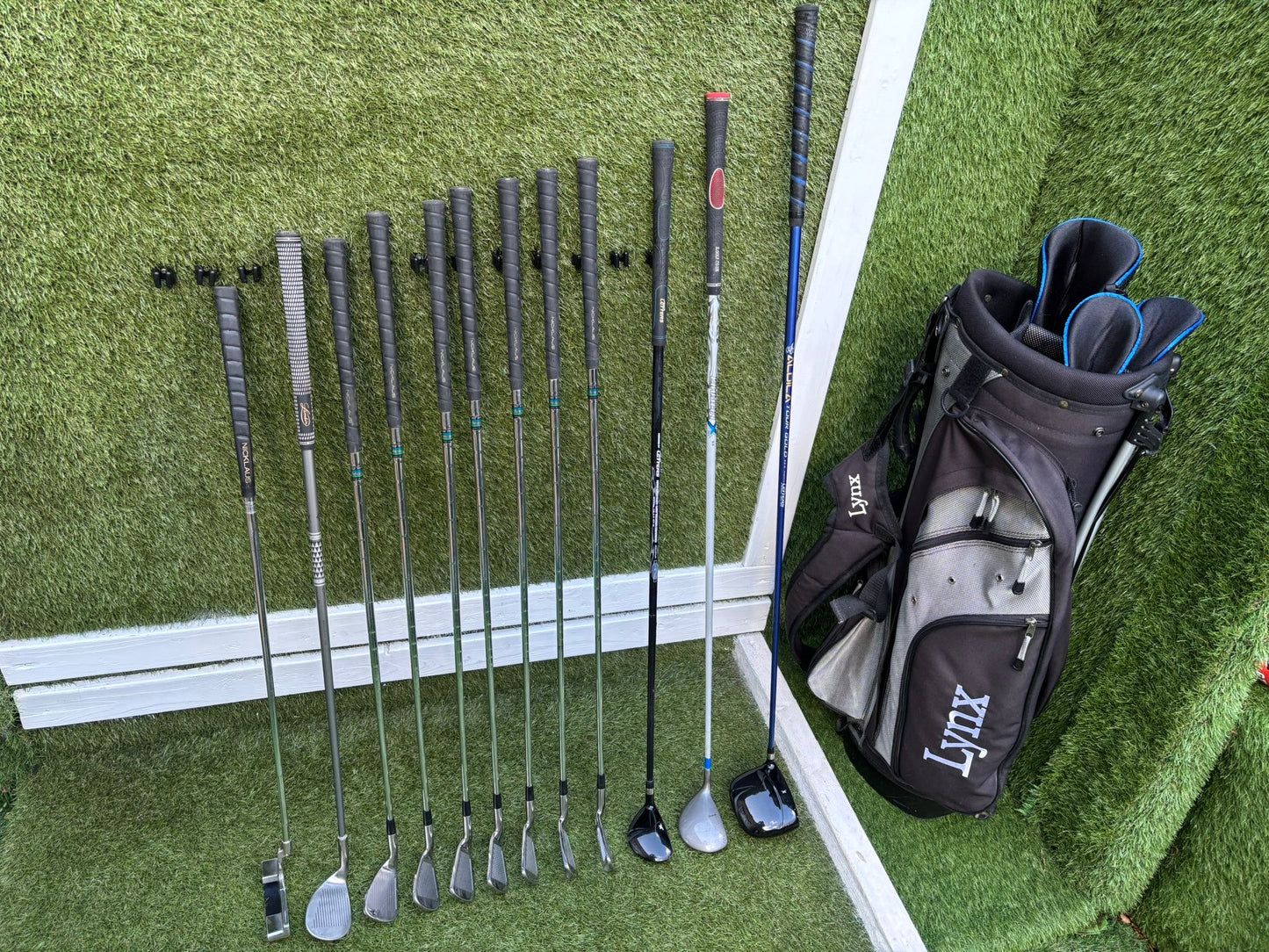 Jack Nicklaus Bear Iron Set + John Letters Driver + Woods + Bag – Full Starter Setup