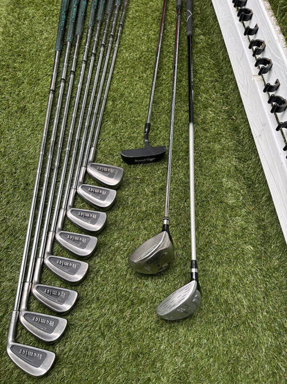 Premier Irons (3–9, SW) + Woods + Putter + Masters Bag – 11 Club Set £104.00