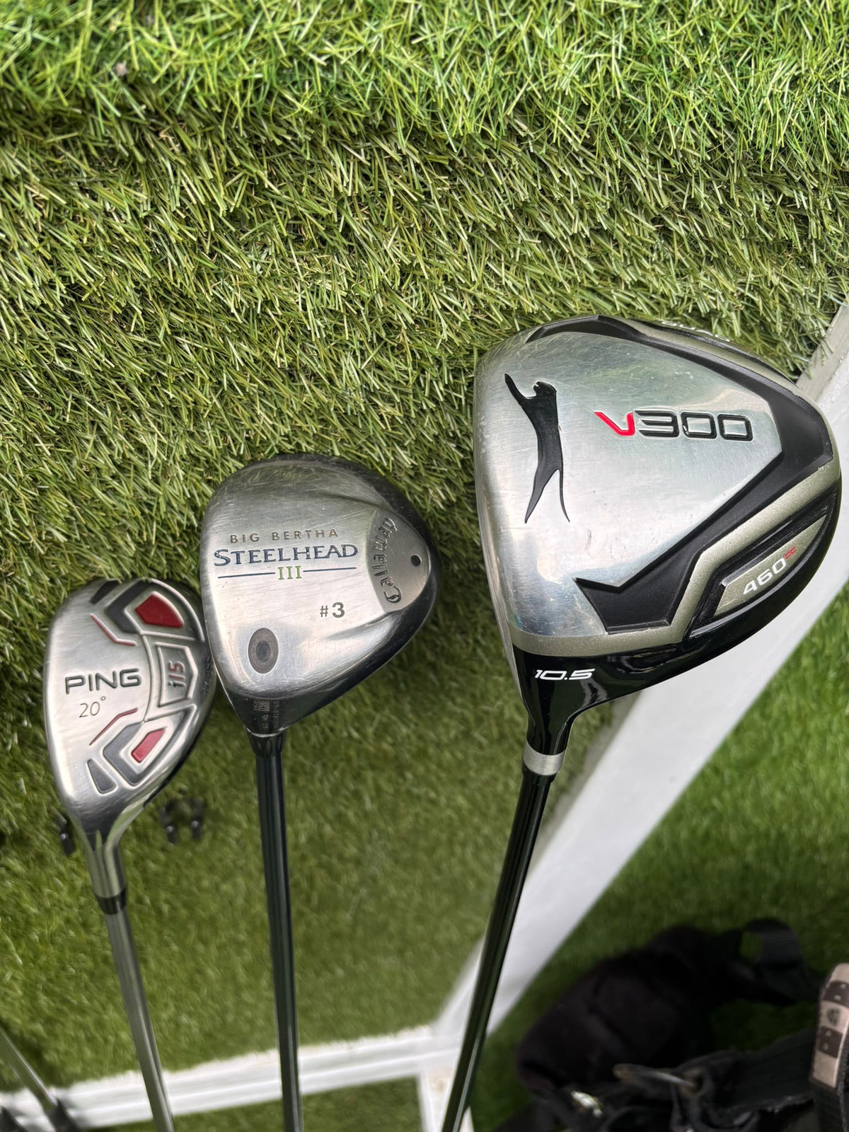 Left-Handed Complete Golf Set – Regal Pro Orbit Irons, PING i15 Hybrid, Callaway Steelhead III & Nike Stand Bag