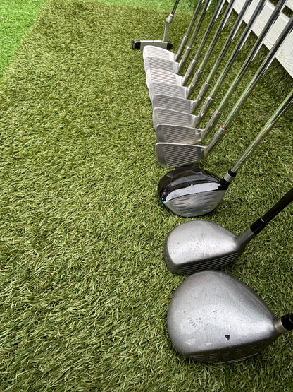 12 Club Complete Golf Set with Cavity-Back Irons & Stand Bag