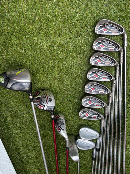 Ping G15 Complete Golf Set + Rapture Driver, Glide Wedges & Cobra Cart Bag