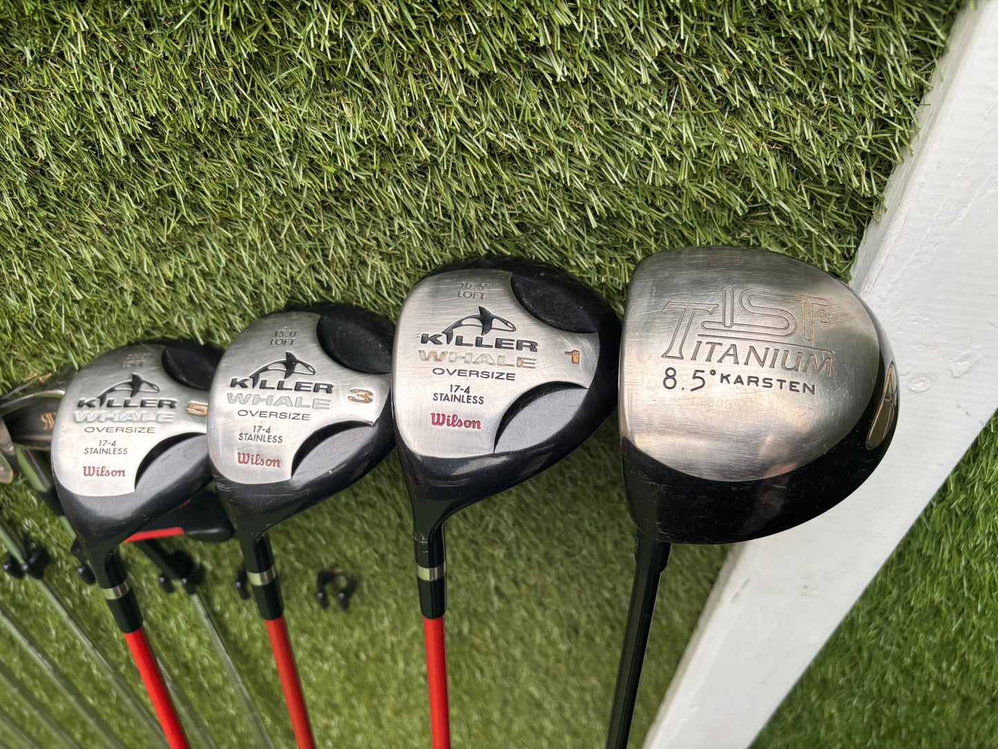 Left-Handed MacGregor Reverse Draft Full Set – Wilson Killer Whale Woods + Ping TiSi Driver £245.00 Delivered