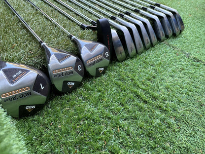 MDD Plus Full Golf Set 3–SW + Oversize Woods + New Proline Cart Bag