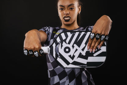 Aixo P14C Reaper Series Chaos Camo 18K Raw Carbon Pickleball Padel