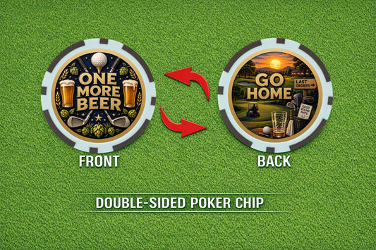 19th Hole Decision Maker Poker Chip | Funny Golf Society Gift | Scotty Dog Golf