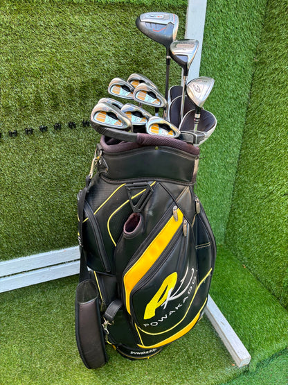 Wilson 1200 CG Golf Set with X31 Driver, RAM Hybrid & Powakaddy Cart Bag