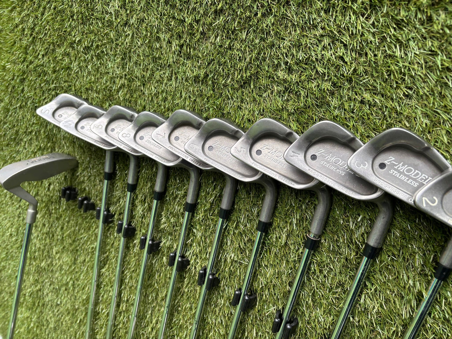 Z-Model II 3-SW Irons, Ping Zing 2 Red Dot 2 Iron, Driver, Hybrid & MacGregor Bag