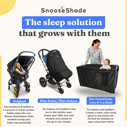 SnoozeShade Original: sun and sleep shade for carrycots, prams and bassinets