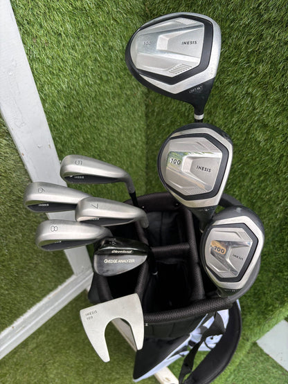 Inesis 100 Golf Set with Matching Woods, Cleveland 56° Wedge & Inesis Light Stand Bag