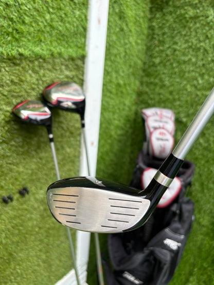 Wilson Deep Red Full Matching Golf Set (5–SW) with Titleist Stand Bag