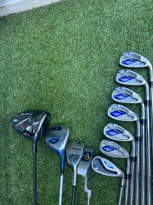 Ben Sayers M7 Golf Set with MacGregor MacTec X Driver, RAM Hybrid & John Letters Stand Bag