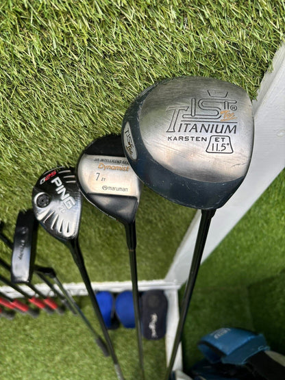 PING Eye 2 Full Set (White Dot • 1-SW + Woods + Hybrid + Putter + Bag)