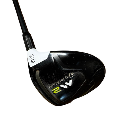 Taylormade M2 3 Wood 15 Degree Stiff Flex With Head Cover