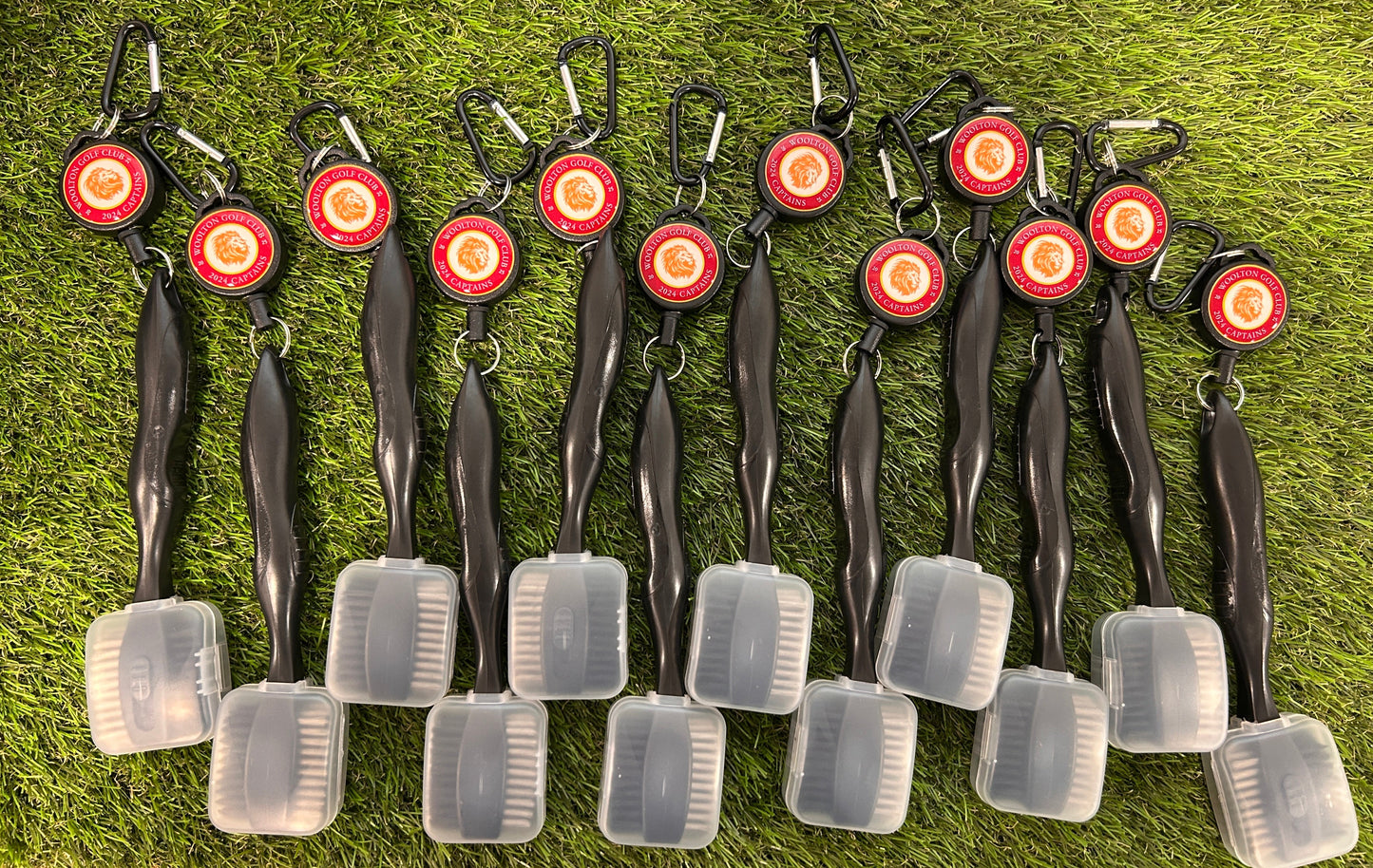 Personalised Golf Brush with retractable spike