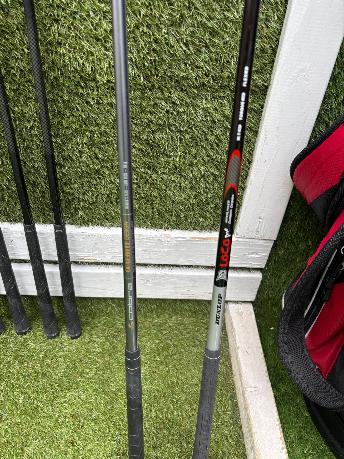 RAM X Concept Graphite Irons, Cobra SS 5 Wood & Dunlop Stand Bag Golf Set