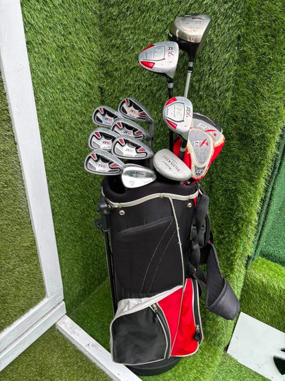 Jaxx RX II Complete Golf Set – Slazenger Panther Ti Driver, Woods, Wedge, Putter & Stand Bag