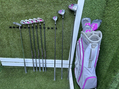 🔥 Wilson Stretch XLS Ladies Set (7–SW) + Driver / 5 Wood / Hybrid + Matching Bag