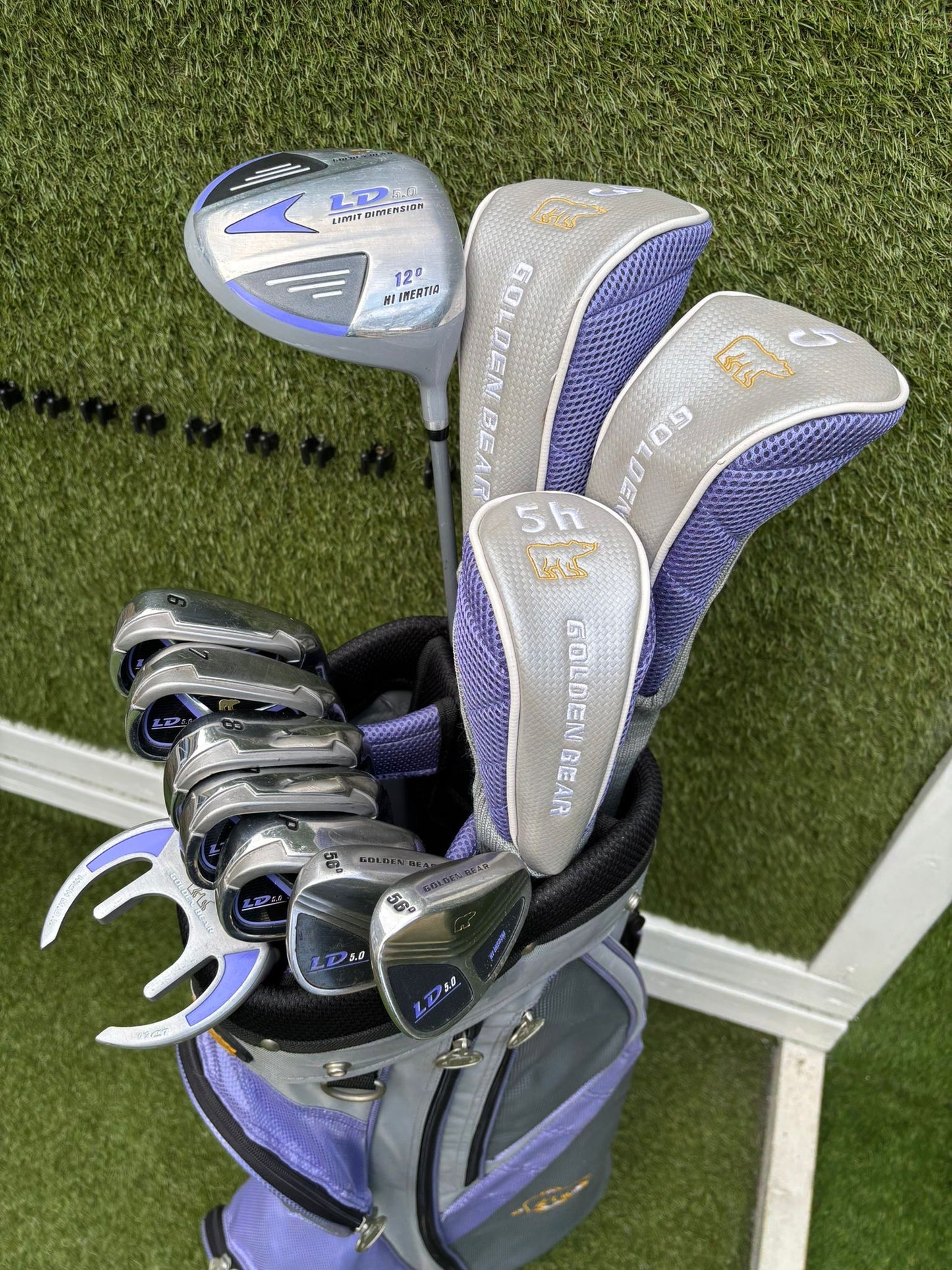 Ladies Golden Bear LD 5.0 Full Golf Set (6–PW + 3 Wedges + Driver + Woods + Hybrid + Bag)