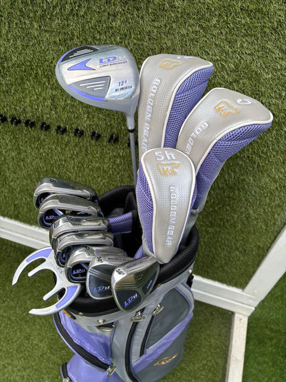 Ladies Golden Bear LD 5.0 Full Golf Set (6–PW + 3 Wedges + Driver + Woods + Hybrid + Bag)
