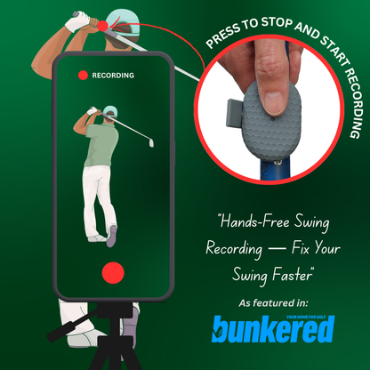 SnapSwing™: The Effortless Golf Swing Recorder & Training Aid