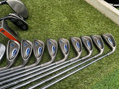 PING G5 Irons, Callaway XR 5 Wood, Nike SQ Dymo Driver, Vokey Wedge & Brand New Waterproof Stand Bag Golf Set