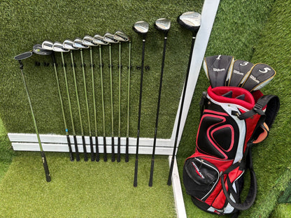 Wilson Fat Shaft Complete Golf Set – 13 Clubs Free Delivery