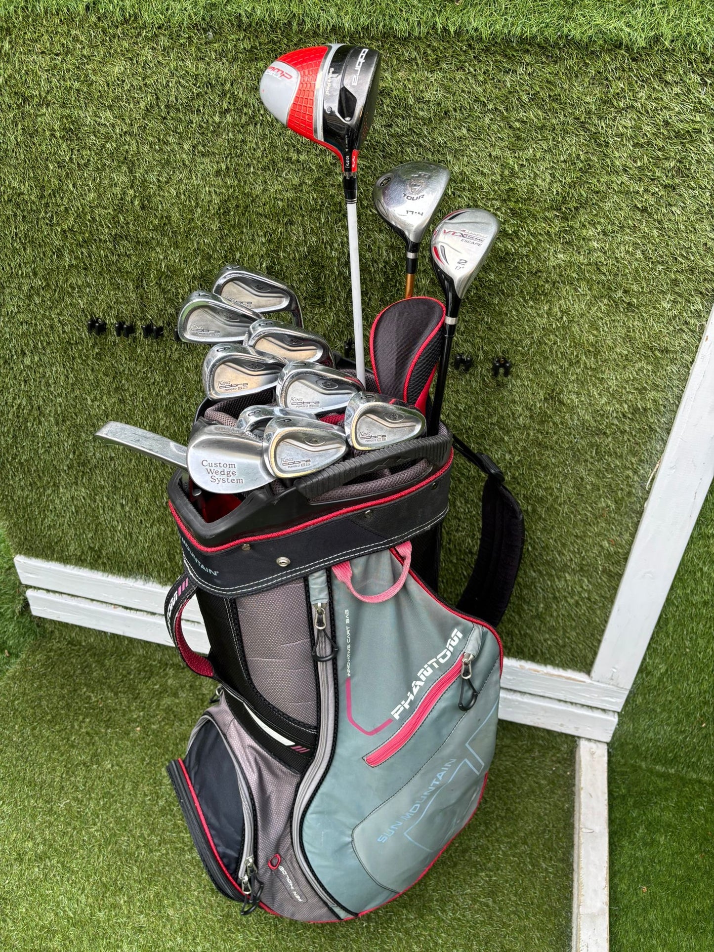 Cobra Forged SS Irons, Cobra AMP Cell Driver & Benross Escape Hybrid Golf Set