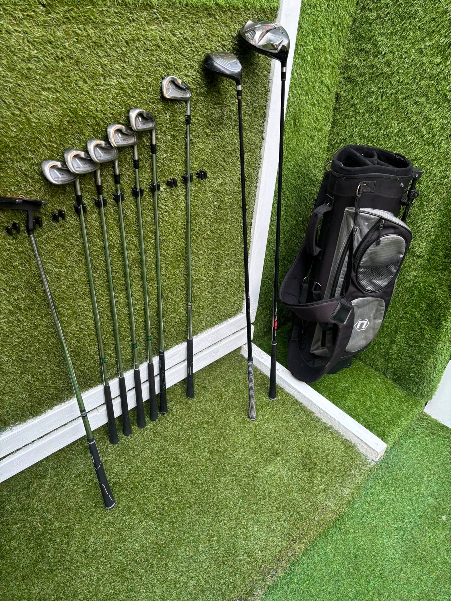 Mizuno T-Zoid / MX-23 Irons + Srixon ZR-800 Driver & W-302 3 Wood Golf Set