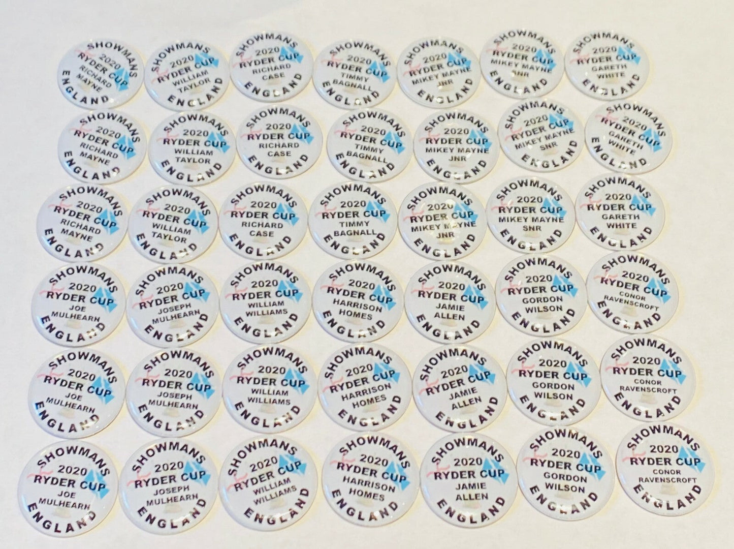 Personalised Golf Markers - Golf Society - Stag - Trips Away - Golf Da