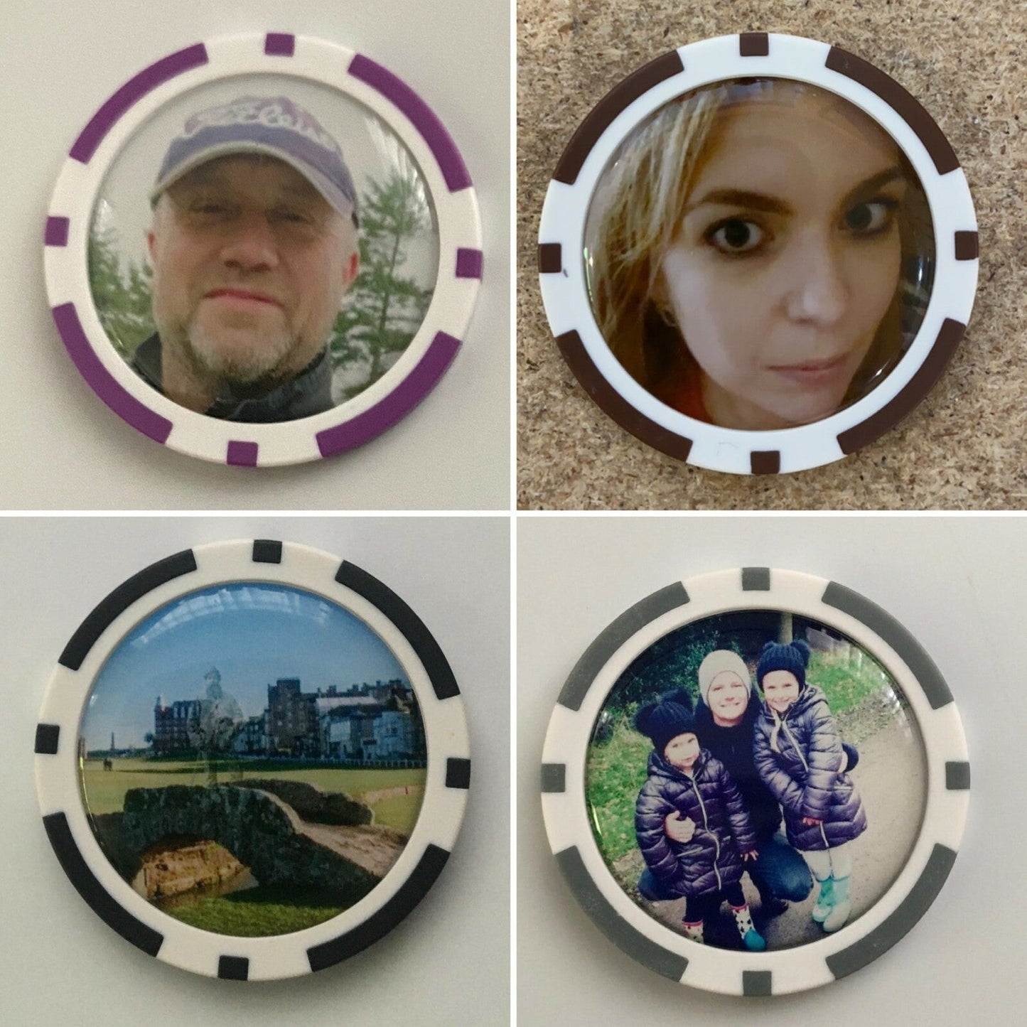 Personalised Poker Chips - Golf Society - Stag - Trips Away - Golf Day