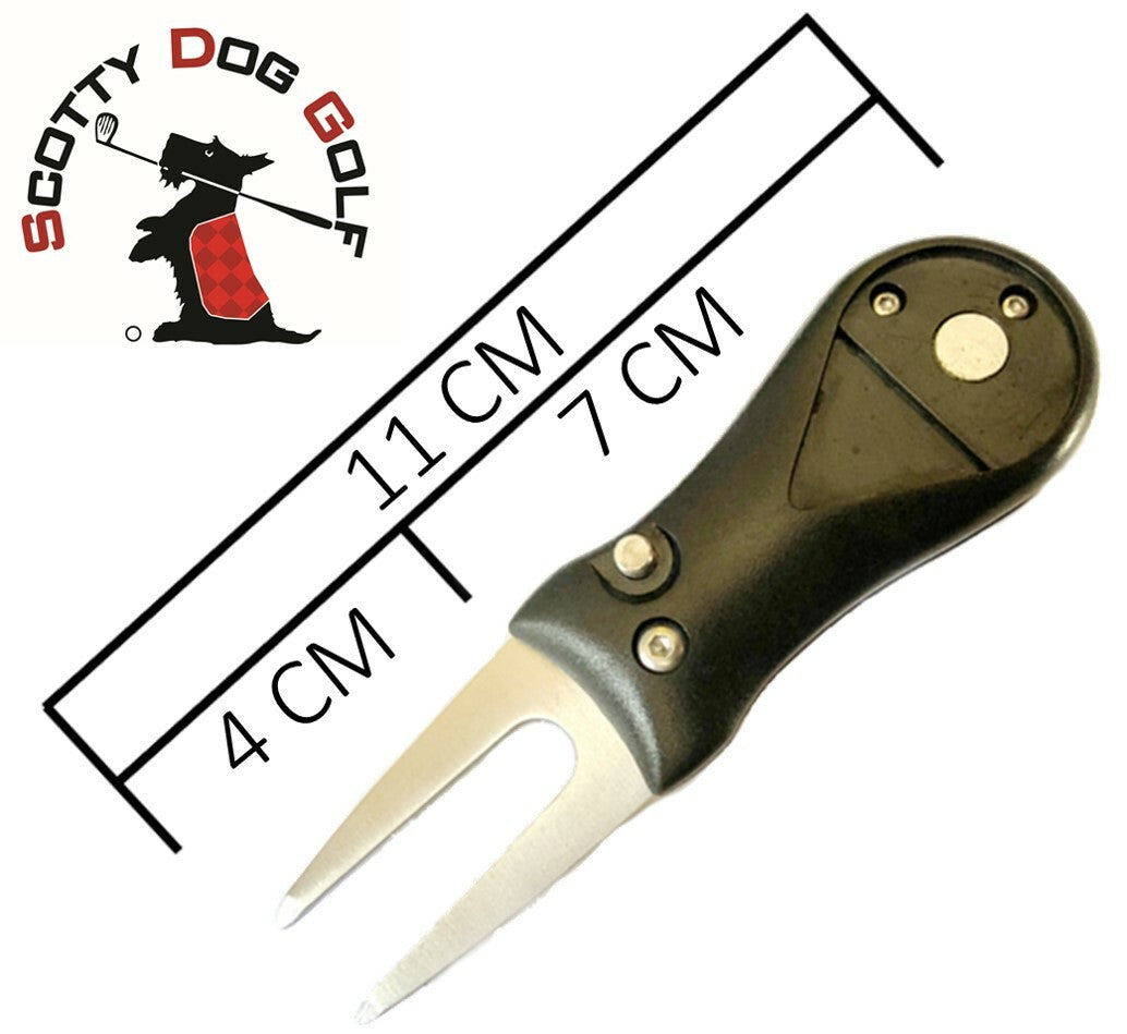 Golf Pitchfork Magnetic Hat Clip With 3 I’m All In Markers