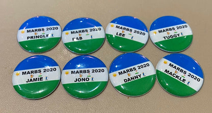 Personalised Golf Markers - Golf Society - Stag - Trips Away - Golf Da