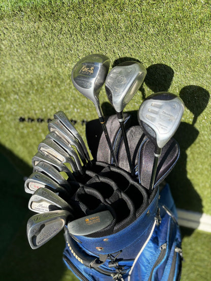 Browning 3–SW Irons + Cobra Driver + Dunlop 3 & 5 Wood + Ben Sayers Bag – 13 Clubs