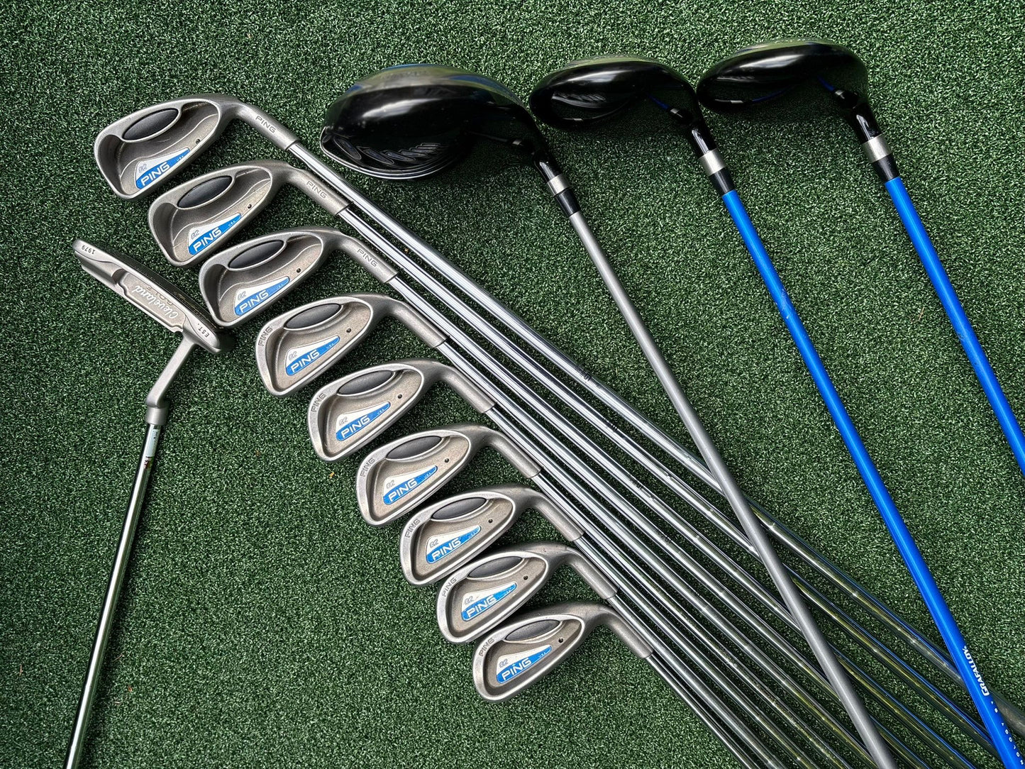 PING G2 / G5 Complete Golf Set – Cleveland Milled Putter & Nike Vapor Stand Bag