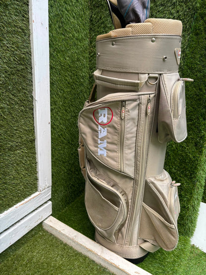 Cobra 3100 I/H Ladies Graphite Irons, Callaway Solaire Woods & RAM Force Cart Bag