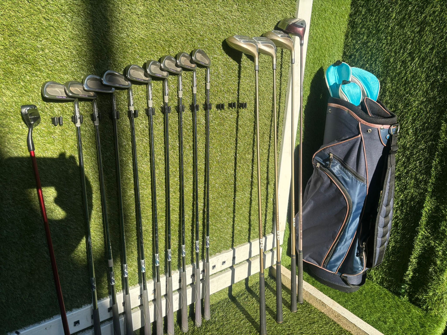 Ladies-Friendly Full Golf Set | Yonex Driver + Fazer Woods + Fazer HOT-1 Irons + Wilson Bag (13 Clubs)