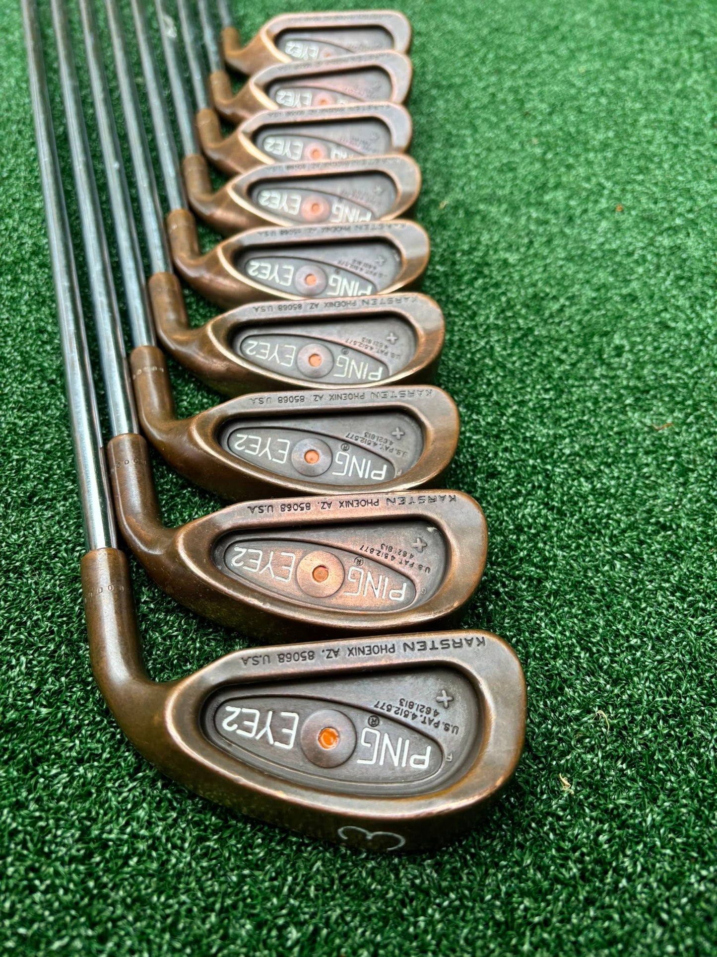 PING EYE2 BeCu Beryllium Copper Irons – Matching 3–SW Set - Free Delivery On Web S