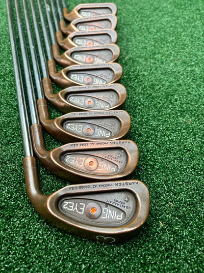 PING EYE2 BeCu Beryllium Copper Irons – Matching 3–SW Set - Free Delivery On Web S