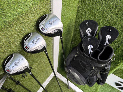 Confidence CG460 3–SW Irons, 10.5° Driver, 3 & 5 Woods, Putter & Matching Bag – Unused Condition
