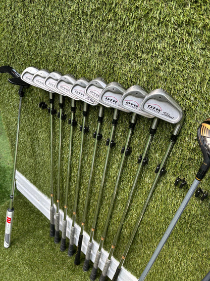 Titleist DTR Oversize Irons, PING G2 Fairway Wood & Callaway Stand Bag Golf Set