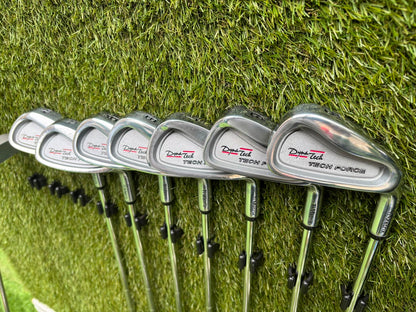 Unused and Boxed Dyna-Tech “Tech Force” Full Golf Set (5–SW) + Driver, 3 Wood, Hybrid + Bag