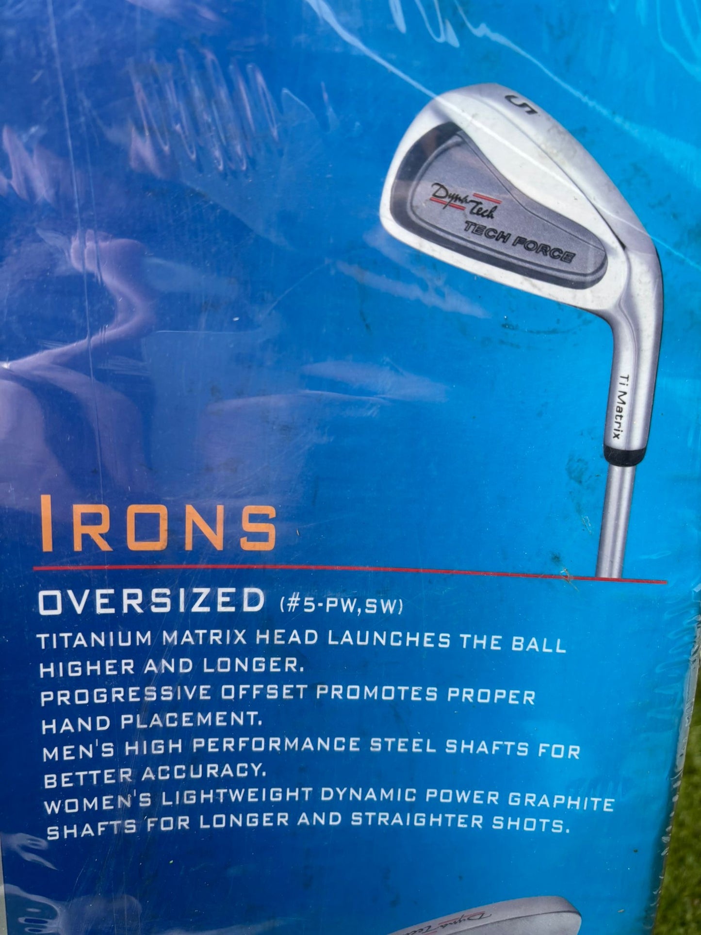 Dyna-Tech Tech Force Complete Golf Club Set 5–SW + Driver, Bag