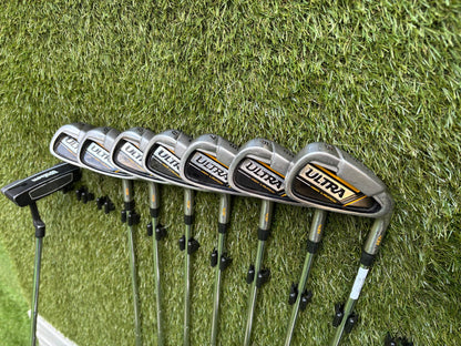Wilson Ultra High Launch Complete Golf Set – 5–SW Irons, Matching Woods, Putter & Wilson Stand Bag