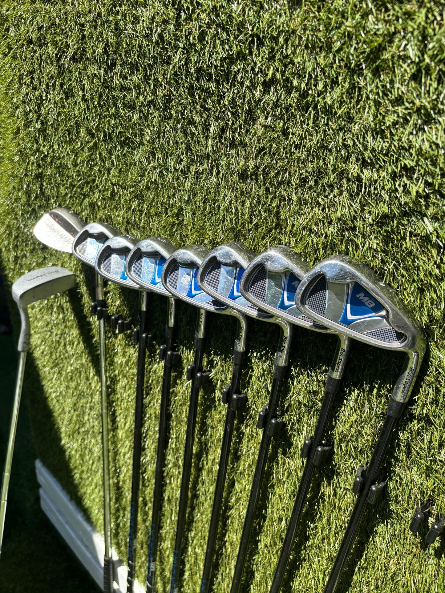 Ben Sayers M7 Golf Set with Matching Woods, Hybrid & Ben Sayers Bag