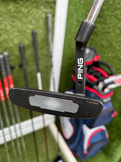 TaylorMade Tour Preferred MC Irons (4–PW) + Burner Driver, R9 Fairway, Callaway Hybrid, Ping Cadence Putter & TaylorMade Bag