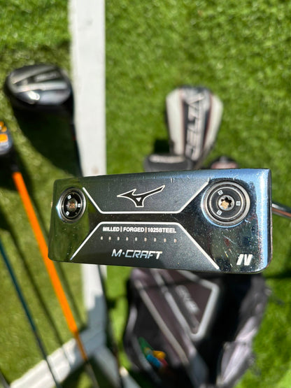Benross Delta X Irons, Delta Driver, Adams Idea Pro Hybrid, Mizuno M-Craft IV, Vokey SM6 & Greg Norman Cart Bag