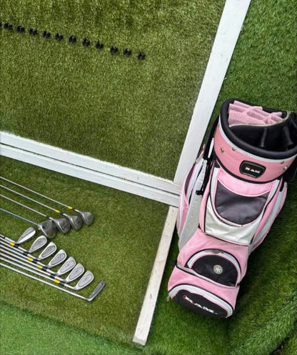Wilson Berg HT Ladies Golf Set with Callaway Big Bertha War Bird Driver & Cart Bag Free P&P